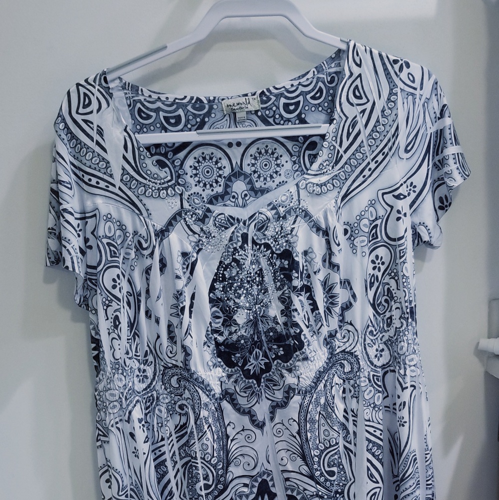 One World tunic top 1X